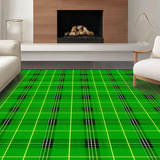 Vibrant Shamrock Patterned Flooring(Green)
