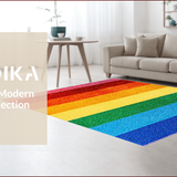 Ultra Soft Area Rug, Non Slip, Stain Resistant, Washable Area Rugs for Living Room, Bedroom, Colorful Kids Room Non-Slip Play Area Carpet(Red)