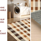 Chic Checkered Rustic Aesthetic Touch(Beige)