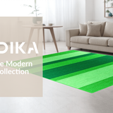 Elegant Tropical Inspired Stripe Motif(Green)