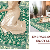 Vibrant Multicolor Paisley Elegance(Green)