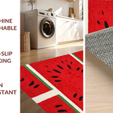 Refreshing Round Watermelon Motif(Red)