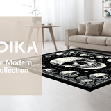 Haunting Gray Ornamental Design(Black)