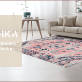 Tribal Floral Elegance in Pastels(Pink)
