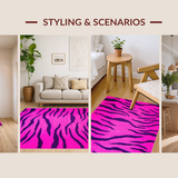 Vibrant Playful Tiger Print(Pink)