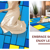 Engaging Pastel Alphabet and Shape Display(Blue)