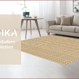 Ultra Soft Area Rug, Non Slip, Stain Resistant, Washable Area Rugs for Living Room, Bedroom, Fringed Power Loomed(Beige)
