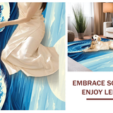 Fresh Turquoise Ripple Effect(Blue)