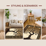 Cozy Rustic Tree Design Elements(Brown)