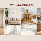 Contemporary Toned Ripple Motif(Gray)