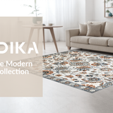 Elegant Distressed Diamond Design(Beige)