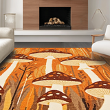 Ultra Soft Area Rug, Non Slip, Stain Resistant, Washable Area Rugs for Living Room, Bedroom, Youthful Cheerful Bath Mat(Brown)