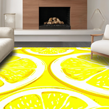 Playful Bright Yellow Motif(Yellow)
