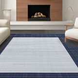 Contemporary Navy Trellis Design(Blue)