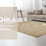 Chic Diamond Motif in Neutral Palette(Beige)