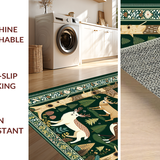 Transitional Earthy Textured Print(Green)