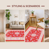 Artful Vintage Inspired Design(Red)