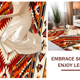 Vibrant Colorful Patterned Motif(Red)