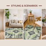 Contemporary Ogee Motif(Green)