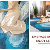 Chic Multi Tonal Textural Design(Blue)