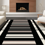 Ultra Soft Area Rug, Non Slip, Stain Resistant, Washable Area Rugs for Living Room, Bedroom, Luxurious Graphic Hide Design(Beige)