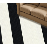 Ultra Soft Area Rug, Non Slip, Stain Resistant, Washable Area Rugs for Living Room, Bedroom, Neutral Aesthetic Bedroom Pet-Friendly Carpet(Black)