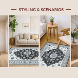 Luxurious Black Tiled Aesthetic(White)