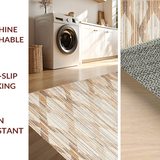 Ultra Soft Area Rug, Non Slip, Stain Resistant, Washable Area Rugs for Living Room, Bedroom, Modern Rustic Textural Appeal(Beige)