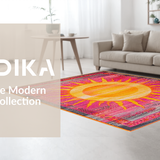 Playful Fringed Rainbow Motif(Pink)