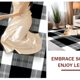 Elegant Transitional Plaid Appeal(Black)