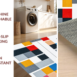 Ultra Soft Area Rug, Non Slip, Stain Resistant, Washable Area Rugs for Living Room, Bedroom, Playful Gray Abstract Pattern(Gray)