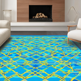 Dynamic Abstract Lattice Composition(Blue)