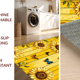Colorful Rustic Butterfly Motif(Yellow)