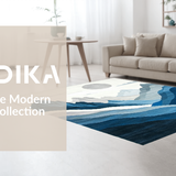 Elegant Earthy Mountain Motif(Blue)