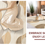 Eclectic Multi Color Scallop Motif(Beige)