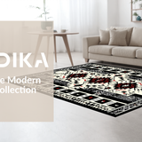 Sophisticated Minimalist Geometric Fusion(Black)