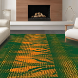 Ultra Soft Area Rug, Non Slip, Stain Resistant, Washable Area Rugs for Living Room, Bedroom, Exotic Wild Animal Aesthetic(Green)