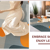 Ultra Soft Area Rug, Non Slip, Stain Resistant, Washable Area Rugs for Living Room, Bedroom, Modern Abstract Geometric(Gray)