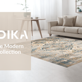 Transitional Warm Toned Medallion(Beige)