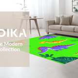 Bright Multi Color Dino Adventure Style(Green)