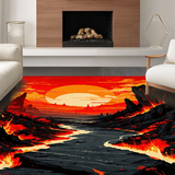 Energetic Abstract Heatwave Design(Red)