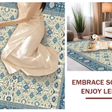 Serene Pastel Trellis Illustration(Blue)