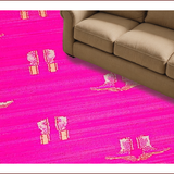 Vivid Preppy Graphic Delight(Pink)