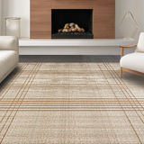 Ultra Soft Area Rug, Non Slip, Stain Resistant, Washable Area Rugs for Living Room, Bedroom, Subtle Warmth Textural Embrace(Beige)
