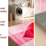 Elegant Pink Heart Silhouette Art(Red)