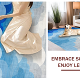 Cloudy Abstract Blue Aesthetic(Blue)