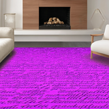 Ultra Soft Area Rug, Non Slip, Stain Resistant, Washable Area Rugs for Living Room, Bedroom, Contemporary Purple Bath Rug with Humor(Purple)