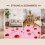 Joyful Cartoonish Cherry Arrangement(Pink)