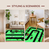 Engaging Toy Car Pathway(Green)