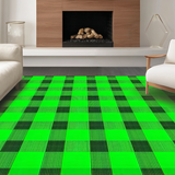 Contemporary Checkered Elegance(Green)